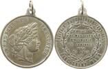 Frankreich, 3 Republik, Saint-Maur-des-Fossés Tragbare versilberte Bronzemedaille Souvenir du Concours Festival Musiques, Parc-Saint-Maur -