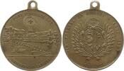 Schweiz - Genf Tragbare Bronzemedaille 1887 v. Curval, Eidgenössisches Schützenfest (Tir fédéral), Stadtansicht Sehr selten, VF-EF, mitgeprägte Ö...