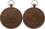 Belgien, Königreich, Antwerpen, Stadt Borgerhout Tragbare versilberte Bronzemedaille o.J. Leopold II., 1865 - 1909, v. Baetes, Maatschappi het Ne...