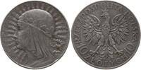 10 Zlotych 1932 Polen Jadwiga, Warschau Sehr schön