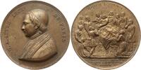 Frankreich, 2. Republik, Stadt Paris Vergoldete Bronzemedaille a.d. Tod des Erzbischofs Denis Auguste Affre, Blessé le 21 Juin 1848 -