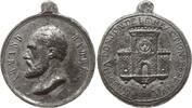 Frankreich, 2. Republik Zinnmedaille Einkerkerung v. Armand Barbès, 1809 (Guadeloupe) - 1870 (Den Haag) in Vinvennes -
