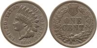 USA 1 Cent 1861 Indian Head VF+