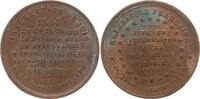Frankreich, 2. Republik, Stadt Paris Bronzemedaille a.d. 1. Jahrestag der 2. Republik, Révolution de Février, Insurection de Juin -