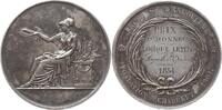 Silbermedaille 1854 (Gravur) Frankreich, Kaiserreich, Stadt Angoulème v. Brenet, Priix d Honneur, Lycée d’Angoulème, Fondation Chabrefy 1801 In S...