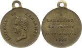 Frankreich, 2. Republik Tragbare kleine Messingmedaille 18 - 19 Avril, Premières Élections, A Lamartine, La France Reconnaissante -