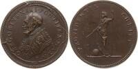 Kirchenstaat Bronzemedaille Gregor XIII., 1572 - 1585, Signatur LAV.P., PROVIDENTIA CHRIST -