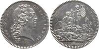 Frankreich, Königreich, Languedoc Silber - Jeton Louis XV., 1715 - 1774, Ètats de Languedoc, ECCE SOLAMEN -