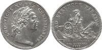 Frankreich, Königreich Silber - Jeton Louis XV., 1715 - 1774, Extraordinaire des Guerres, Soldat mit Gewehr und Kanone -