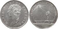 Frankreich, Königreich Silber - Jeton Louis XV., 1715 - 1774, Marie-Josèphe von Sachsen, Dauphiné, Spiegel reflektiert -