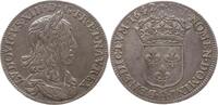 Frankreich, Königreich 1/2 Ecu Louis XIII., 1610 - 1643, Paris, Var.: Rose entre 2 points -