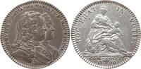 Frankreich, Königreich, Languedoc Silber - Jeton Louis XV., 1715 - 1774, Ètats de Languedoc, a.d. Geburt des Thronfolgers -