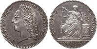 Frankreich, Königreich, Normandie, Stadt Rouen Silber - Jeton Louis XV., 1715-1774, v. Filius, LES PRIEUR ET JUGES CONSULS, EX AEQVO -