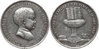 Frankreich, Kaiserreich Zinnmedaille Napoleon III., 1852 - 1870, v. Labouche u. Massonnet, Baptême du Prince Imperial -