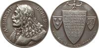 Weimarer Republik, Stadt Nürnberg Silbermedaille v. Kittler, Bayerisches Hauptmünzamt, a.d. 400. Todestag Albrecht Dürers -