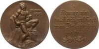 Deutsches Reich, Weimarer Republik Bronzemedaille v. Mayer und Wilhelm, Stuttgart, wider den Versailler Vertrag vom 28. Juni. -