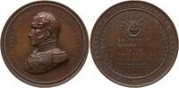 Belgien, Königreich, Stadt Antwerpen Große Bronzemedaille Leopold I., 1831 - 1865, v. Hart, Grundsteinlegung der Straße nach Kattendijke -