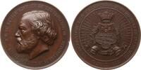 Belgien, Königreich, Stadt Antwerpen Große Bronzemedaille v. Wiener, a.d. Inauguration der Bilder des Malers Nicaise De Keyser, 1813-1887 -