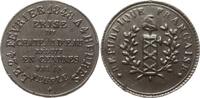 Frankreich, 2. Republik, Revolution Zinnmedaille Le 24 Février 1848 à 4 heures, Prise du Chateau d'Eau Réduit en Cendres par le -
