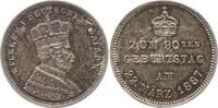Preußen, Königreich Silbermedaille Wilhelm I., 1861 - 1888, auf seinen 90. Geburtstag -
