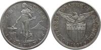 Philippinen 1 Peso 1907 S San Francisco aEF, min. Kr.