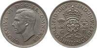 Großbritannien 2 Shillings George VI., 1936 - 1952 -