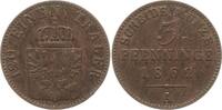 Preußen, Königreich 3 Pfennig Wilhelm I., 1861 - 1888, Berlin -