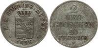 Sachsen, Königreich 2 Neugroschen Johann, 1854 - 1873 -
