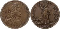 Frankreich, Königreich Bronzejeton Louis XIV., 1643 -1715, Administr. Militaire, Marine, Louis-Alexandre de Bourbon -