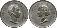 Großbritannien Zinnmedaille Victoria, 1837-1901, v. Christesen u. Schmahlfeld, Hochzeit Edward u. Alexandra -