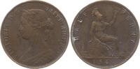 Großbritannien 1/2 Penny Victoria, 1837 - 1901 -