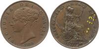 Großbritannien 1/2 Penny Victoria, 1837 - 1901, aus alter Sammlung -