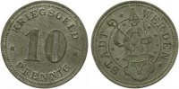  o.j Werden - Zink (Funck 595.1 ) 10 Pfennig ss-vz 3,50 EUR3,15 EUR  Excl. 5,50 EUR Verzending
