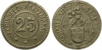  1918 Werne - Eisen ohne Jahr (Funck 596.4) 25 Pfennig  ss-vz selten 175,00 EUR  Excl. 7,30 EUR Verzending