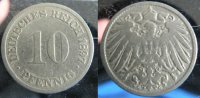 Kaiserreich 10 Pfennig 1897 G S-SS 18,50 EUR  Excl. 5,50 EUR Verzending
