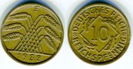 Weimar 10 Reichspfennig 1932 E VZ 20,00 EUR  Excl. 5,50 EUR Verzending