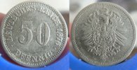 Kaiserreich 50 Pfennig 1876 J SS/f.SS 20,00 EUR  Excl. 5,50 EUR Verzending