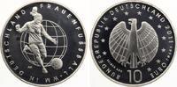  2011 10 Euro 2011 Gedenkmünze Frauen Fußball WM in Deutschland pp 23,95 EUR  Excl. 5,50 EUR Verzending