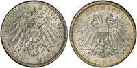 Lubeck 3 Mk 1908 1908-A 3 Mark Lübeck J-82 MS64 495,00 EUR  plus 7,30 EUR verzending