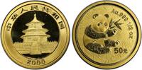 China, People's Republic 50 Yuan 2000(国) - Frosted PAN-327A - 1/2 oz -