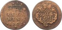 1/2 Pfennig Würzburg Bistum - Franz Ludwig von Erthal -