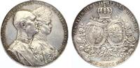 Braunschweig Silbermedaille 1903 von F. X. Pawlik aus Silber Hochzeit Ernst Tyra -