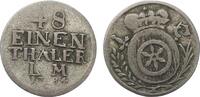 Mainz Erzbistum 1/48 Taler 1784 C Erfurt Friedrich Karl Joseph 1774-1802 -