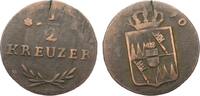 Würzburg Großherzogtum 3 Kreuzer Ferdinand von Österreich 1806-1814 -