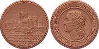 Sachsen Medaille braunes Böttger Steinzeug Johann Friedrich Böttger -