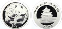 China 10 Yuan Panda Beispielfoto -