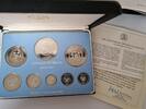 1982 Belize 8 Coin Proof Set mit Box & COA Franklin Mint 1 cent - 10 Dollar -