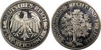 Germany, Weimar Rep. 5 Mk 1929-A 5 Mark Oak Tree J-331, CAM Eichbaum -