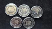  2016 A D F G J 5 x 5 Euro Blauer Planet Erde 2016, A, D, F, G, J, Kompl... 75,00 EUR  Excl. 7,30 EUR Verzending
