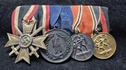  o.j Drittes Reich Ordenschnalle 4X SS Dienstauszeichnung 4 Jahre vorz&uuml;g... 1150,00 EUR  Excl. 15,00 EUR Verzending